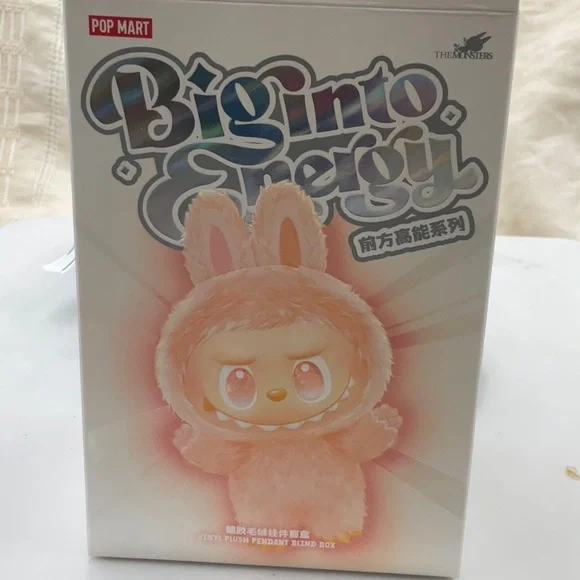 HardToFindVerifiedPOPMART the Monsters Big Into Energy “Hope” Blue PlushLabubu - Picture 13 of 14